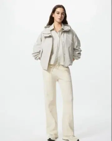 워셔블 니트 리브 팬츠 긴 길이 UNIQLO XS