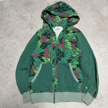 inhabitant 인하비탄트 리프 무늬 후드티 M 집업