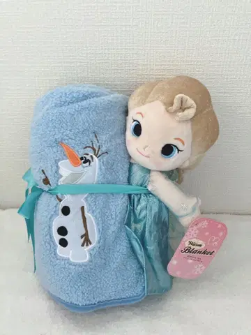 디즈니 스토어 담요 봉제 인형 엘사 올라프 겨울왕국