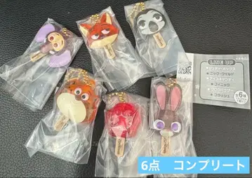 주토피아 아이스캔디 참 6점 컴플리트 주디 닉