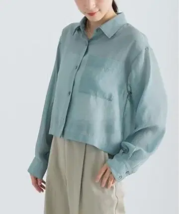 어반 리서치 시어 숏 셔츠 블라우스 Free 사이즈