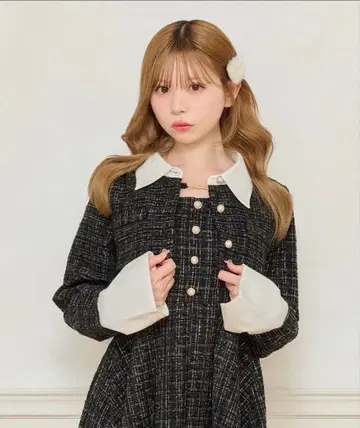 아프레 주르 apres jour 트위드 셋업