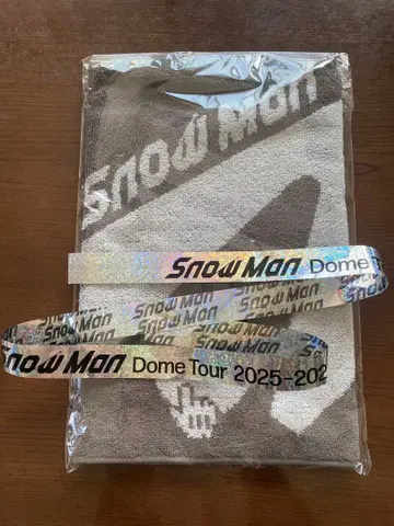 Snow Man 돔 투어 ON 페이스 타월