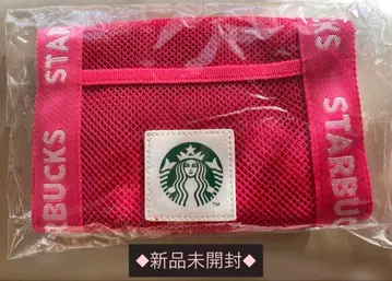 [STARBUCKS] 스타벅스 비비드 핑크 메쉬 에코백