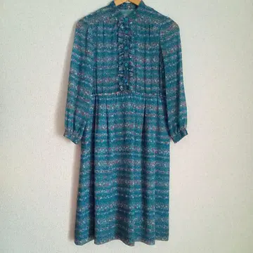 구제 의류 쇼와 레트로 빈티지 원피스