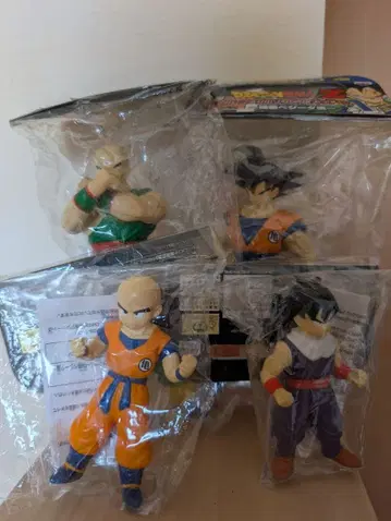 [ 주말 한정 가격 ] 소프트 비닐 드래곤볼 Z 피규어 4체 세트