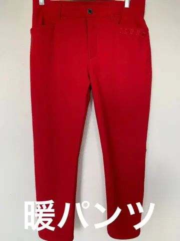 크랭크 Clunk 뒷면 샤기 속기모 겨울용 따뜻한 팬츠 골프웨어