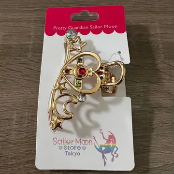 세일러문 스토어 한정판 헤어 클립 코스믹 하트 컴팩트