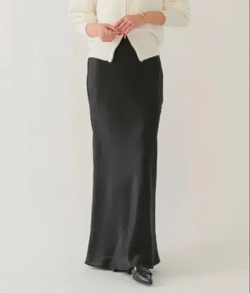 ur's 새틴 머메이드 맥시 스커트