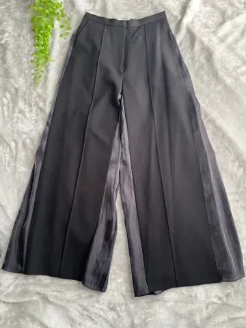 Lepicerie 백 샤이니 와이드 팬츠