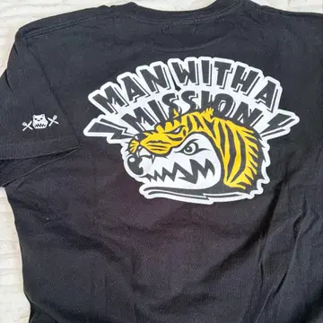MAN WITH A MISSION 블랙 T셔츠 M 사이즈