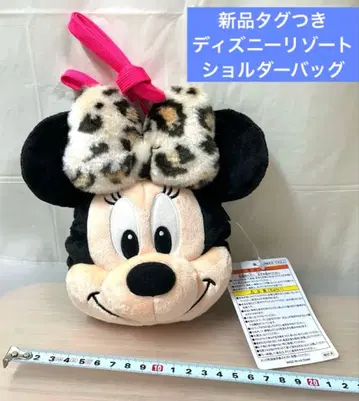 미니 레오파드 무늬 표범 무늬 레오파드 숄더백 디즈니 리조트