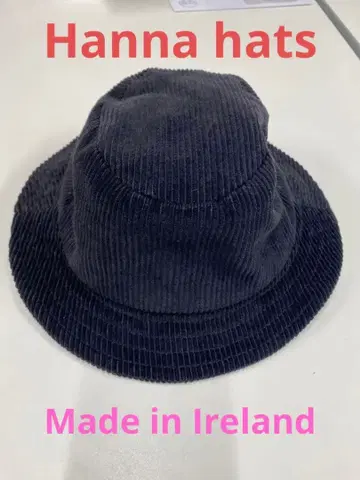 Hanna Hats 코듀로이 버킷 햇 블랙