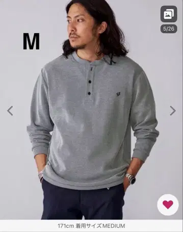 미개봉 새상품 SHIPS 원포인트 로고 헨리넥 긴팔 T셔츠 남성용