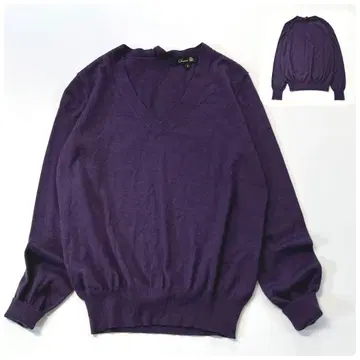 Drawer 18G 캐시미어 실크 니트 스웨터 V넥 백리본