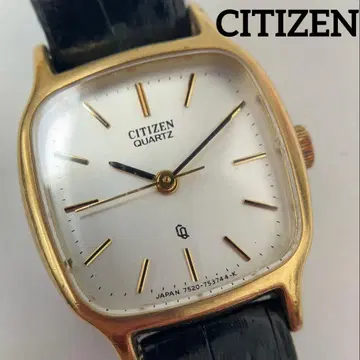 [ 빈티지 ] CITIZEN 시티즌 스퀘어 쿼츠 손목시계