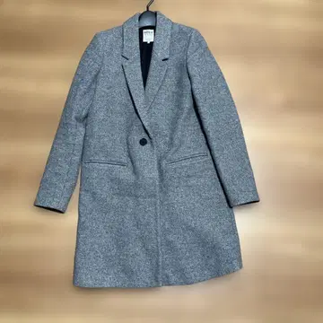 ZARA 그레이 네이비 체스터 코트 2세트