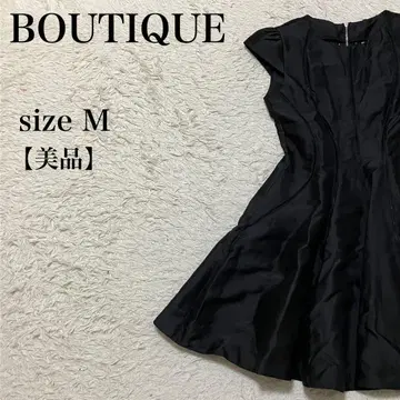 BOUTIQUE 새상품급 플레어 원피스 블랙 사이즈 M 고급 파티 드레스