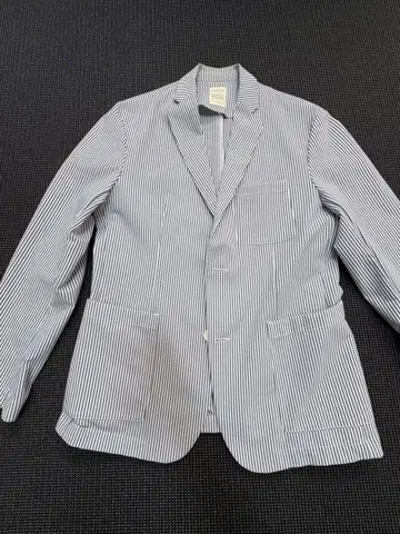 백 넘버 스트라이프 테일러드 자켓 M