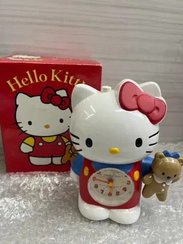 새상품급 헬로키티 알람 시계 레트로 레어 구하기 어려움