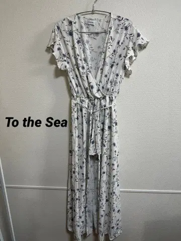 MIND SQUARE 플라워 프린트 원피스 사이즈 F