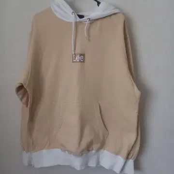 Lee 후드 부착 맨투맨 베이지 L 사이즈
