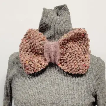 리본 넥 워머 핑크 계열 컬러풀 네프 헤어밴드로도 사용 가능 배송비 포함