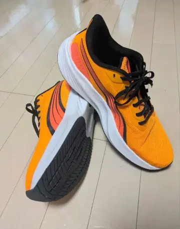PUMA 푸마 오렌지 러닝화 메쉬 사이즈 27cm