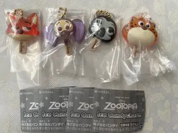 주토피아 아이스캔디 참 4종 세트