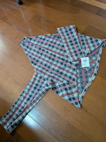 자우 체크 가디건