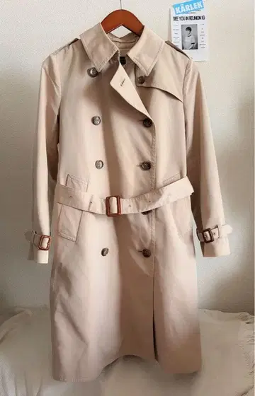 BARNEYS NEWYORK 스테디셀러 트렌치코트 롱 베이지 이너 포함