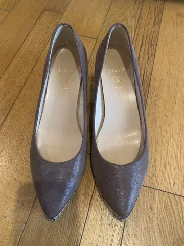 PICHE abahouse 브라운 스틸레토 펌프스