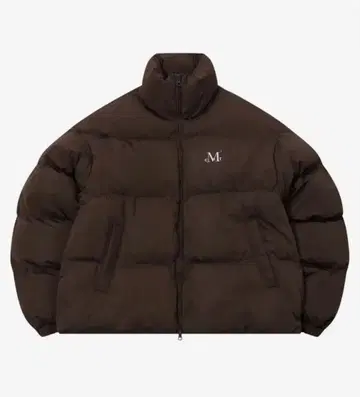 다운 자켓 브라운