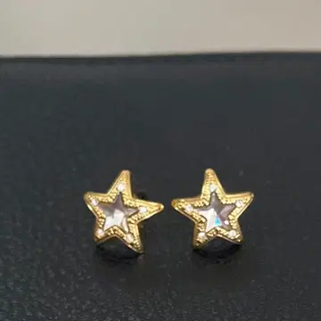지미추 별 모양 귀걸이 골드