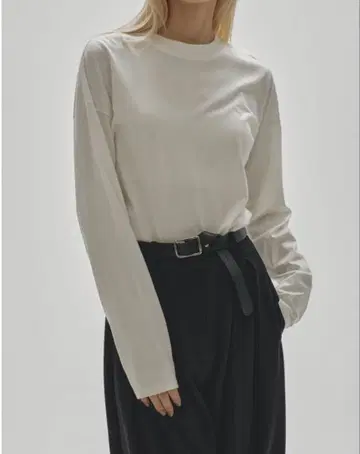 TODAYFUL 코튼실크 유용한 롱 티셔츠