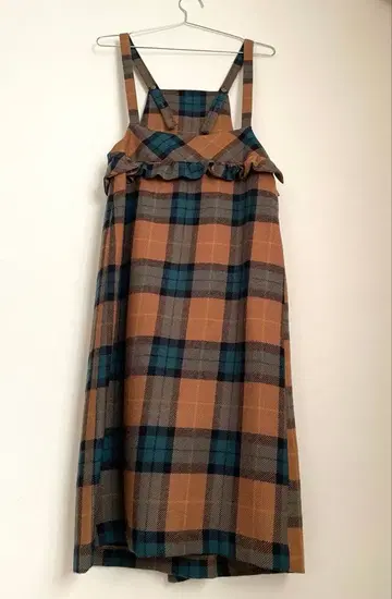 초롱체크 청치마 그린 M 프랑슈리페