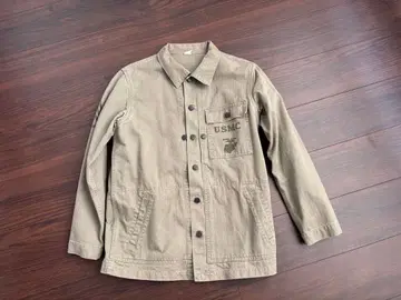 Pherrow's USMC 커스텀 밀리터리 자켓 올리브 사이즈 38