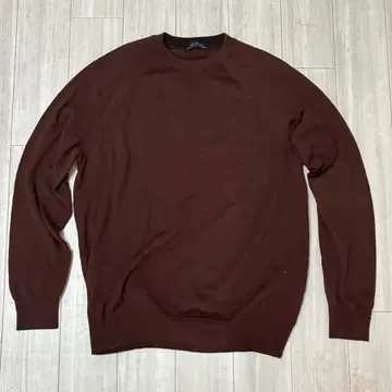 나노 유니버스 보풀레스 니트 L사이즈 다크 브라운 니트