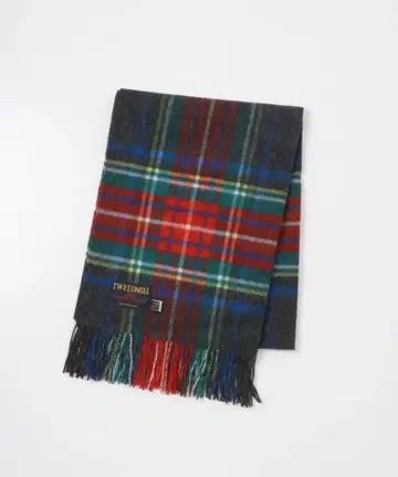 새상품 TWEED MILL 트위드밀 스톨 별주 C/GRY