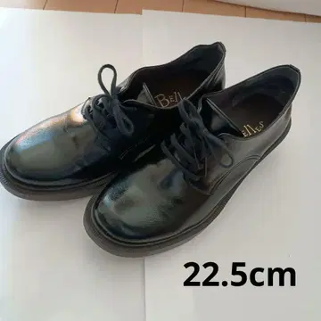 벨앤소파 야사시이 쿠츠 코보 레이스업 슈즈 블랙