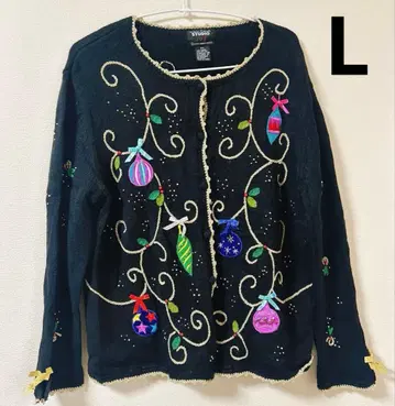 추천! STUDIO JOY [ L ] 크리스마스 가디건