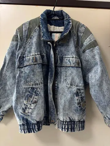 GITANO 데님 자켓 라이트 블루 벌룬 실루엣