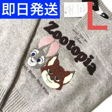 [ 미사용 새상품 ] 주토피아 니트 풀오버 L 사이즈 다크 베이지