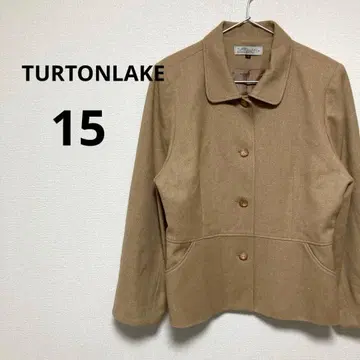 타터널 레이크 여성용 자켓 코트 베이지 무지 루즈핏 15