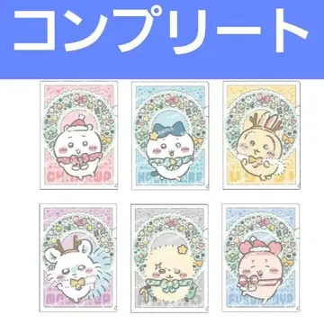 치이카와 세븐일레븐 A4 클리어 파일 전 6종 6매 세트 컴플리트