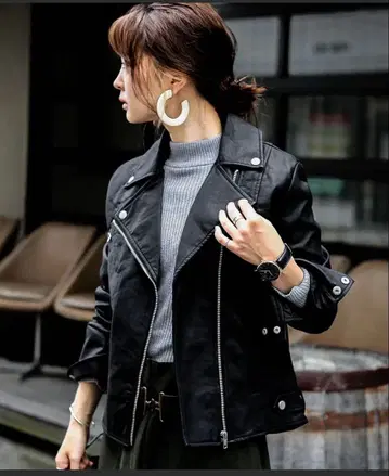 [ 미사용 새상품 ] 블랙 라이더 자켓 M 사이즈