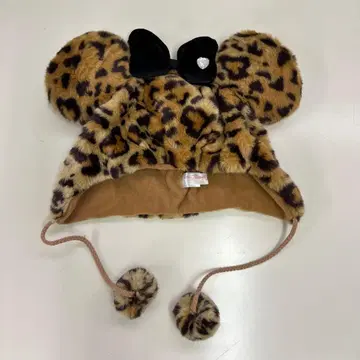 디즈니 레오파드 무늬 팬캡 미니