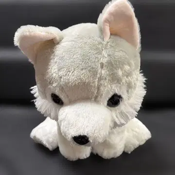 회색 늑대 봉제 인형