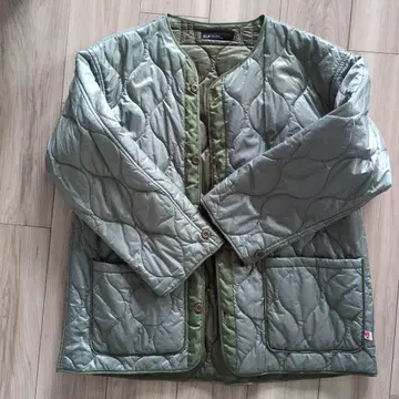 GLR 퀼팅 자켓 올리브 그린