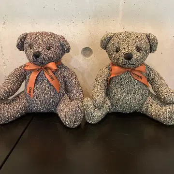 MISSONI 곰 모양 봉제 인형 멀티 컬러 2세트